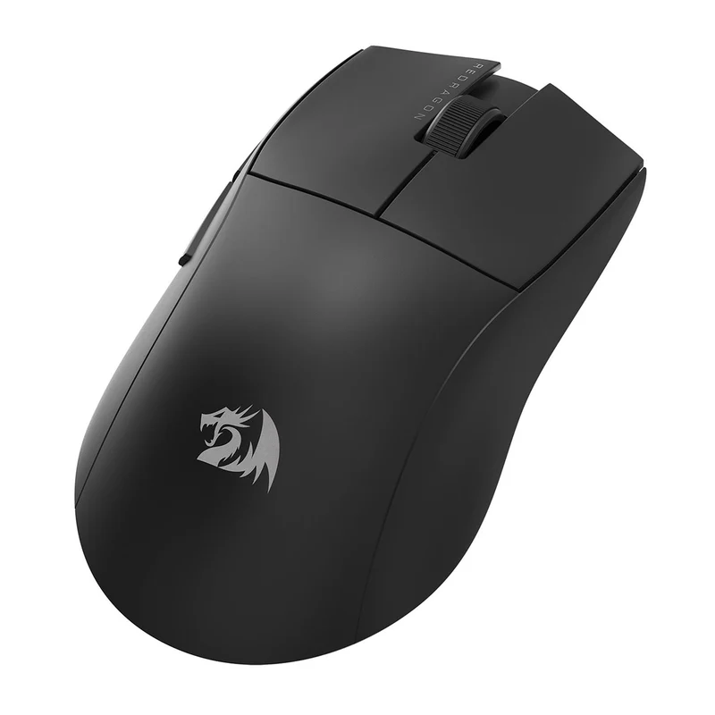Redragon K1ng Wireless Lite Wired + 2.4GHz Dual Mode Ultra Light-Weight Gaming Mouse (Black, White)