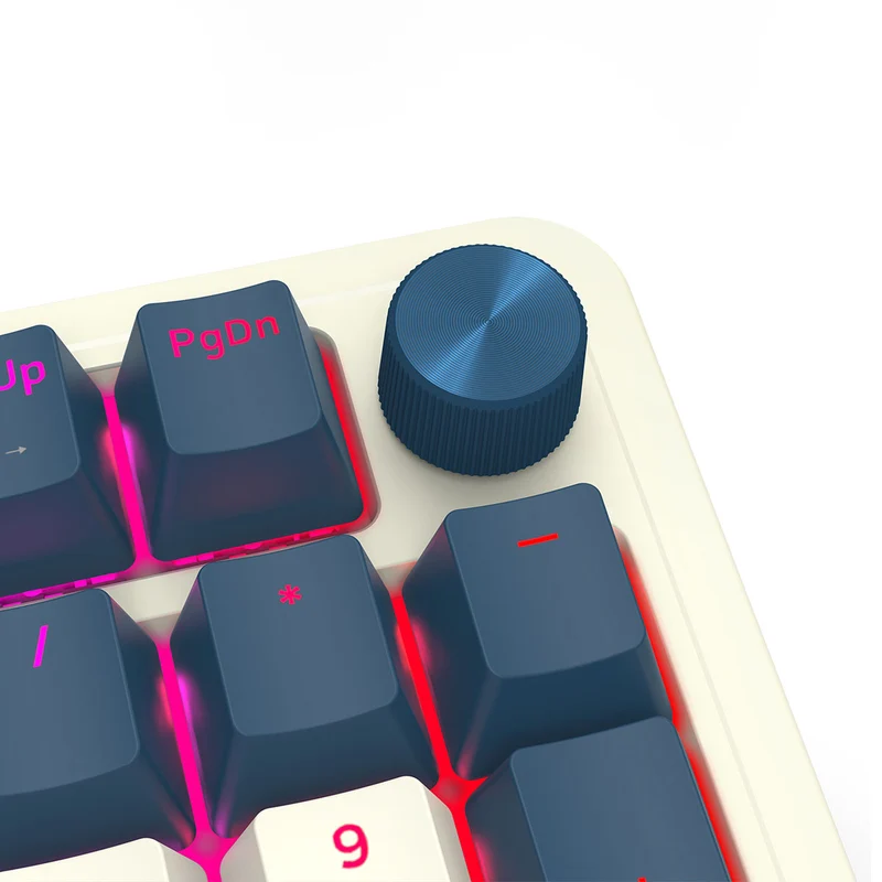 Redragon Eisa Pro 3 Modes 98-Key Hot-Swappable RGB Mechanical Keyboard - White Blue (Linear Red Switch) (K686WB-RGB-Pro)