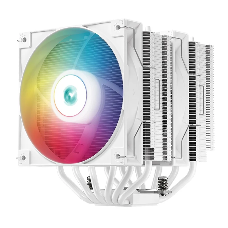 Deepcool AG620 WH ARGB Dual-Tower CPU Cooler (White) (R-AG620-WHANMN-G-2)