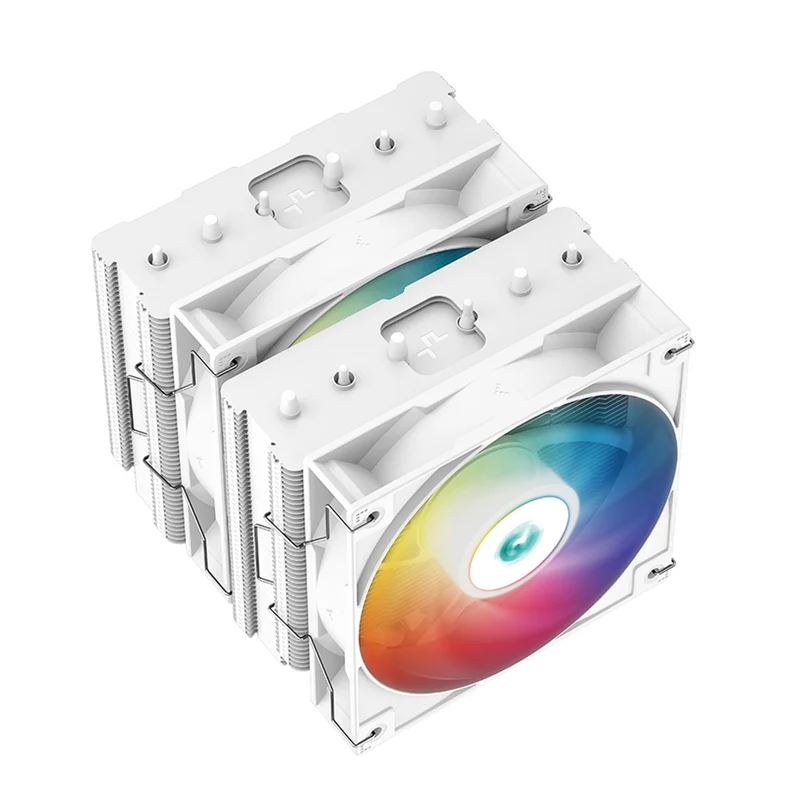 Deepcool AG620 WH ARGB Dual-Tower CPU Cooler (White) (R-AG620-WHANMN-G-2)