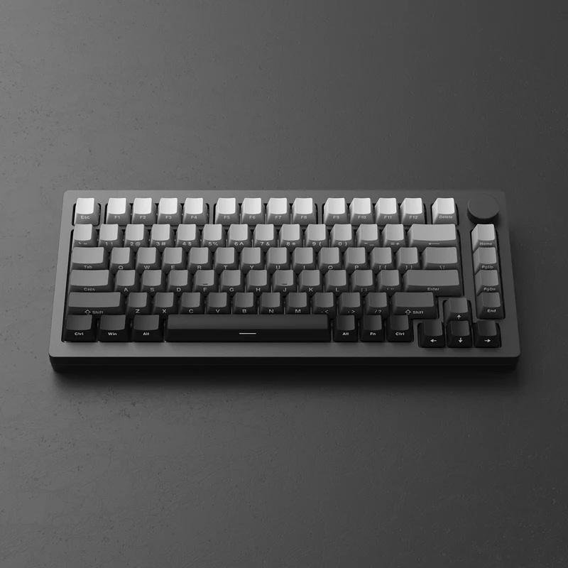 Monsgeek M1W HE-SP Multi-Mode RGB Mechanical Keyboard (Akko Cream Yellow Magnetic Switch) (Black, Silver, Purple)