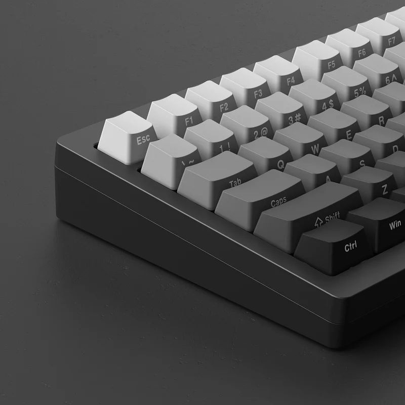Monsgeek M1W HE-SP Multi-Mode RGB Mechanical Keyboard (Akko Cream Yellow Magnetic Switch) (Black, Silver, Purple)