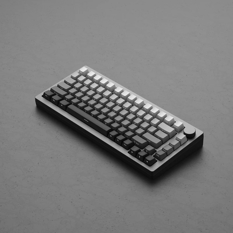 Monsgeek M1W HE-SP Multi-Mode RGB Mechanical Keyboard (Akko Cream Yellow Magnetic Switch) (Black, Silver, Purple)