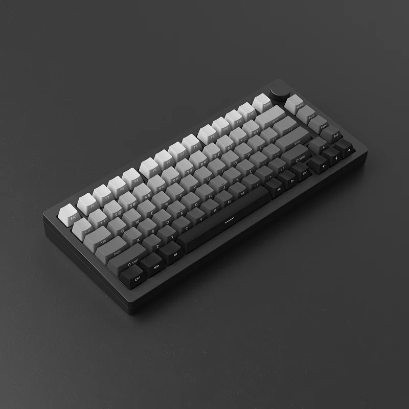 Monsgeek M1W HE-SP Multi-Mode RGB Mechanical Keyboard (Akko Cream Yellow Magnetic Switch) (Black, Silver, Purple)