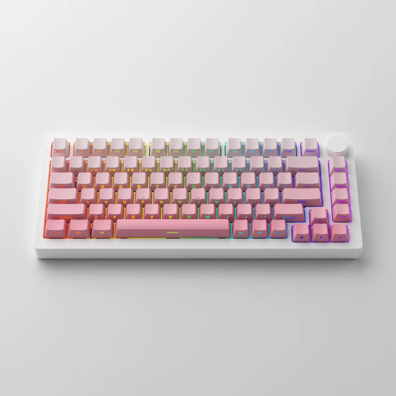 Monsgeek M1W HE-SP Multi-Mode RGB Mechanical Keyboard (Akko Cream Yellow Magnetic Switch) (Black, Silver, Purple)