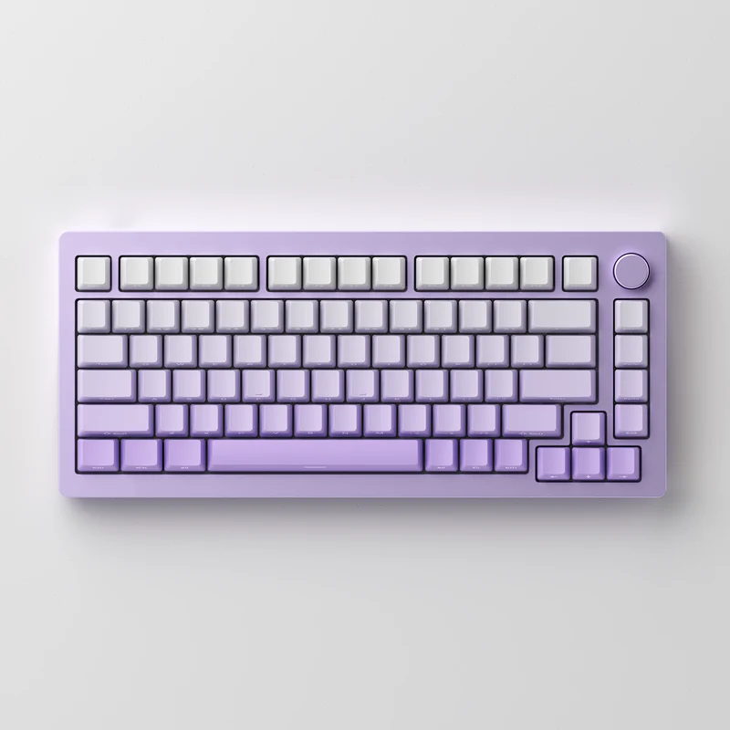 Monsgeek M1W HE-SP Multi-Mode RGB Mechanical Keyboard (Akko Cream Yellow Magnetic Switch) (Black, Silver, Purple)