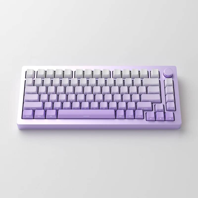 Monsgeek M1W HE-SP Multi-Mode RGB Mechanical Keyboard (Akko Cream Yellow Magnetic Switch) (Black, Silver, Purple)