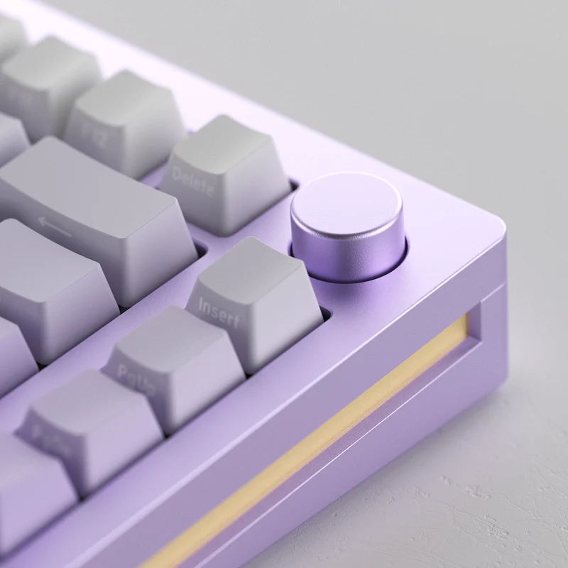 Monsgeek M1W HE-SP Multi-Mode RGB Mechanical Keyboard (Akko Cream Yellow Magnetic Switch) (Black, Silver, Purple)