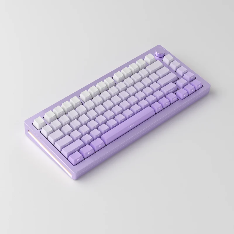 Monsgeek M1W HE-SP Multi-Mode RGB Mechanical Keyboard (Akko Cream Yellow Magnetic Switch) (Black, Silver, Purple)