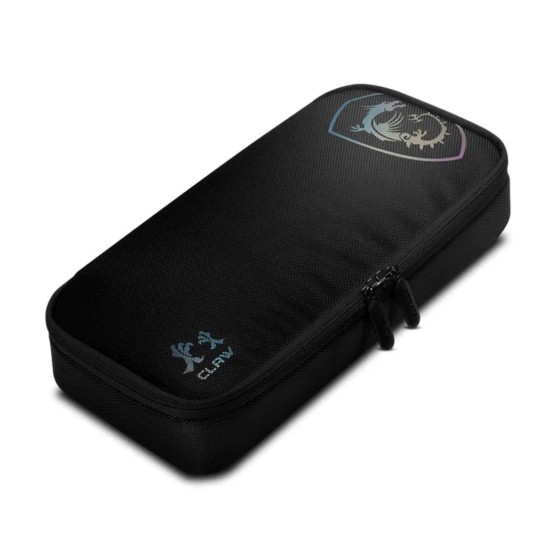 MSI Claw A1M Accessory Kit (Travel Case + Lanyard + Keychain + 7" Tempered Glass Screen Protector)