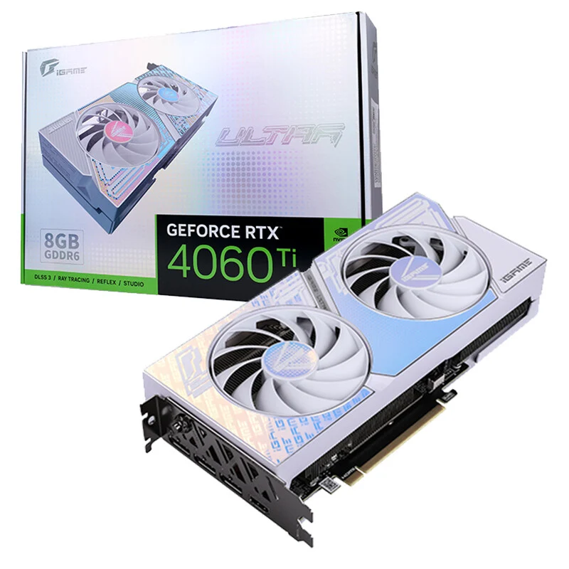 Colorful IGame Geforce RTX 4060 Ti Ultra W Duo OC 8GB-V GDDR6 Graphics Card