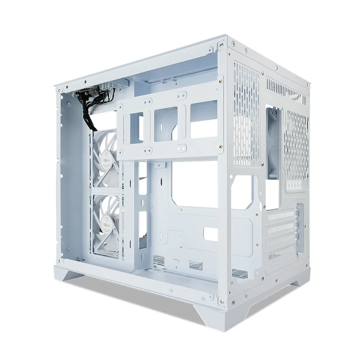 Tecware VXN EVO MATX Dual Tempered Glass PC Case With 3x12cm ARGB Fans