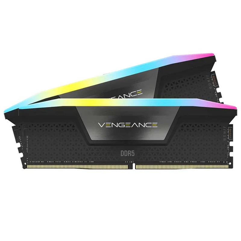 Corsair Vengeance RGB 64GB (2x32GB) DDR5 DRAM 6000MHz CL40 AMD Expo & Intel XMP Memory Kit (CMH64GX5M2B6000Z40)