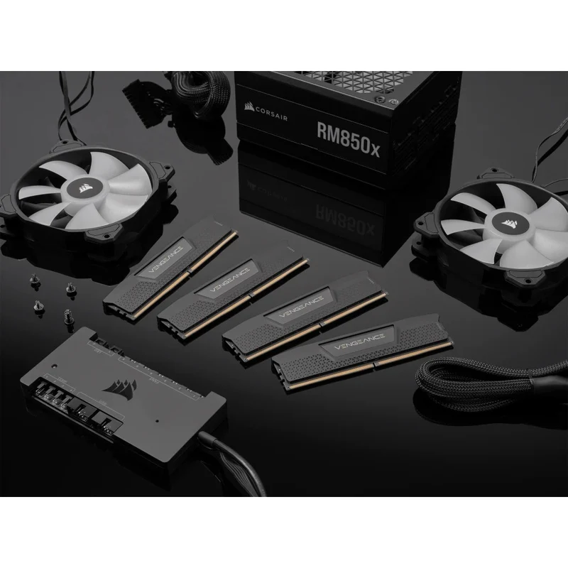 Corsair Vengeance 16GB (2X8GB) DDR5 DRAM 5200MHz CL40 Memory Kit - Black (CMK16GX5M2B5200C40)