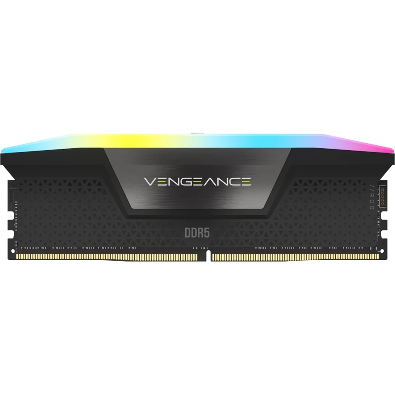 Corsair Vengeance RGB 32GB (2x16GB) DDR5 DRAM 6000MHz CL36 Memory Kit (Black, White)