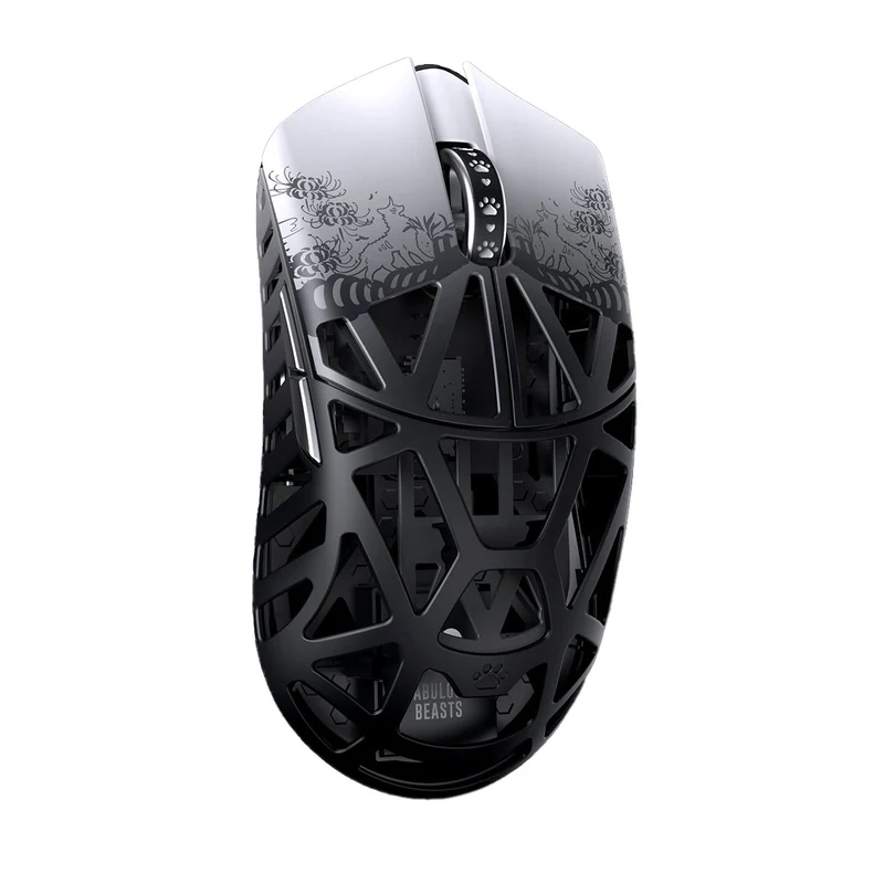 Fabulous Beasts X WLmouse Beast X 8K Lightweight Magnesium Alloy Gaming Mouse (White & Black, White & Pink, White & Blue, White & Purple, White & Orange, White & Red)