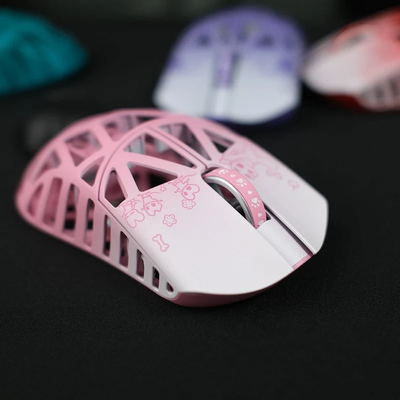 Fabulous Beasts X WLmouse Beast X 8K Lightweight Magnesium Alloy Gaming Mouse (White & Black, White & Pink, White & Blue, White & Purple, White & Orange, White & Red)