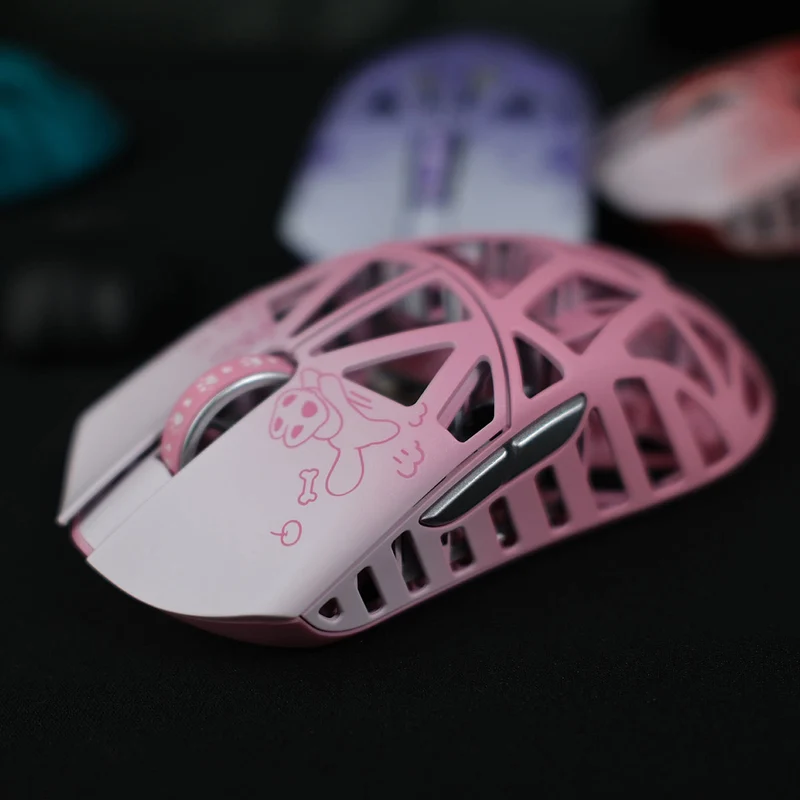 Fabulous Beasts X WLmouse Beast X 8K Lightweight Magnesium Alloy Gaming Mouse (White & Black, White & Pink, White & Blue, White & Purple, White & Orange, White & Red)