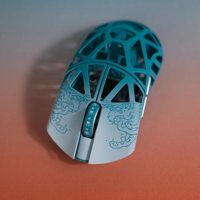 Fabulous Beasts X WLmouse Beast X 8K Lightweight Magnesium Alloy Gaming Mouse (White & Black, White & Pink, White & Blue, White & Purple, White & Orange, White & Red)