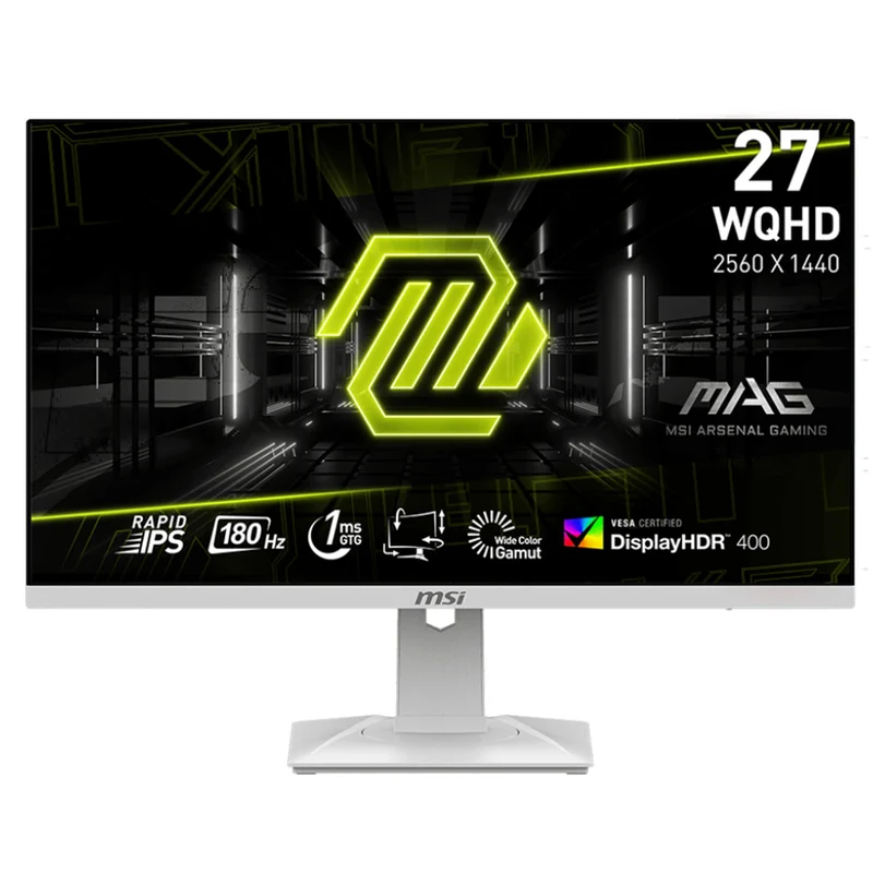 MSI MAG 274QRFW 27" WQHD (2560x1440) 180Hz 1ms GTG Rapid IPS Gaming Monitor (White)