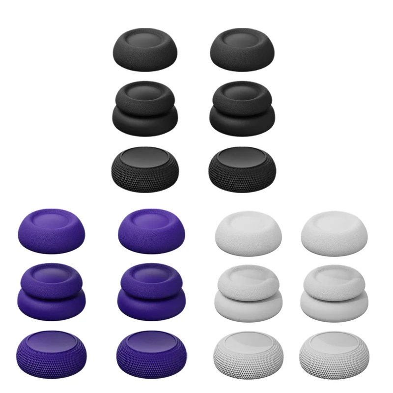 Skull & Co. Thumb Grip For Playstation Portal (6 Pcs) (Black, White, Galactic Purple)