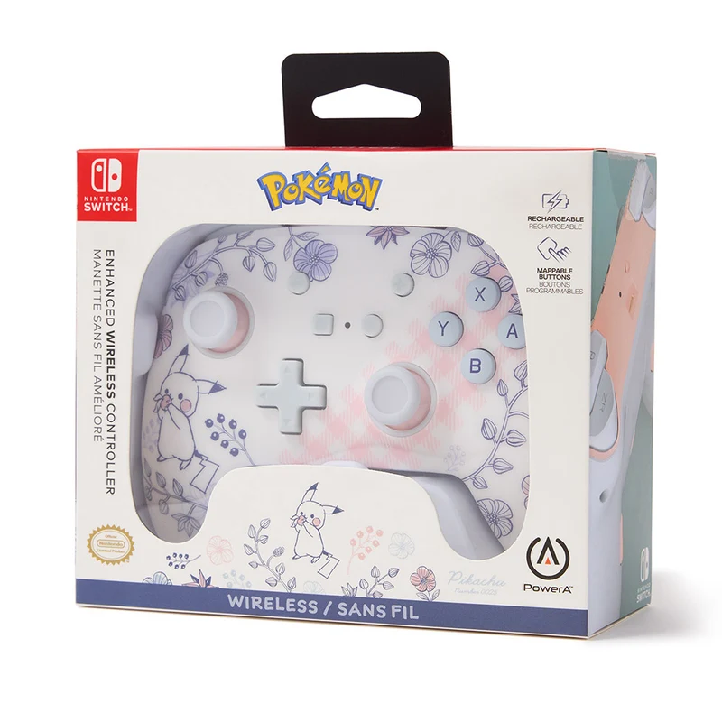 Power A Enhanced Wireless Controller for Nintendo Switch (Pikachu Garden)