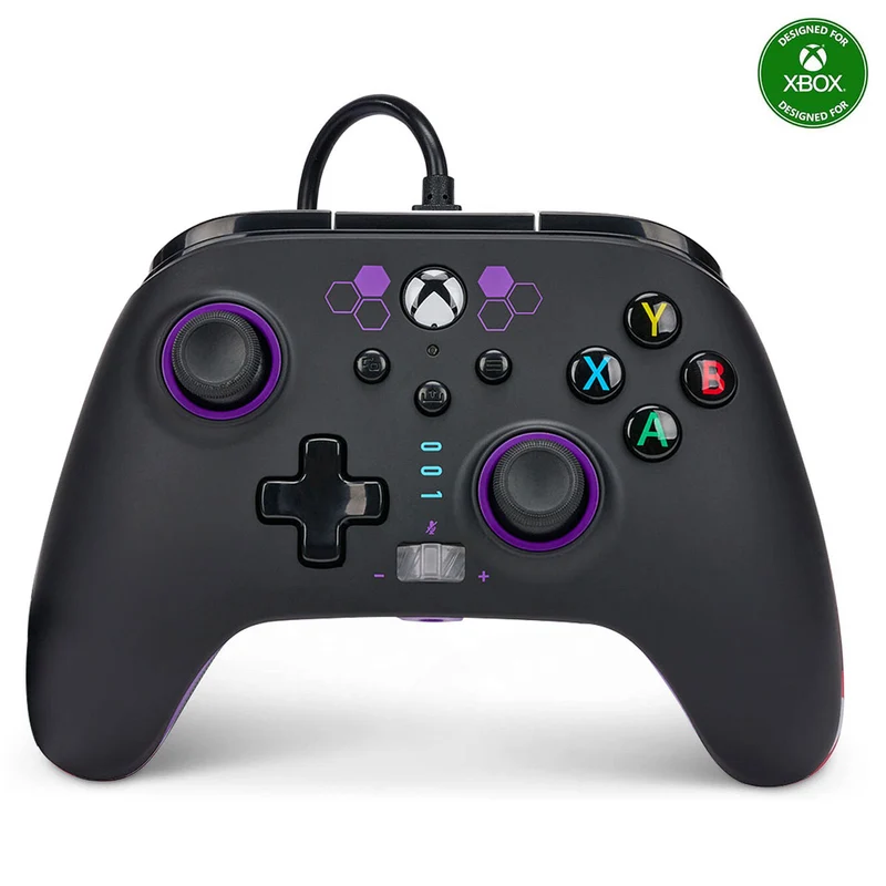 Power A Xbox Enhanced Wired Controller Purple Hex For Xbox (1524525-01)
