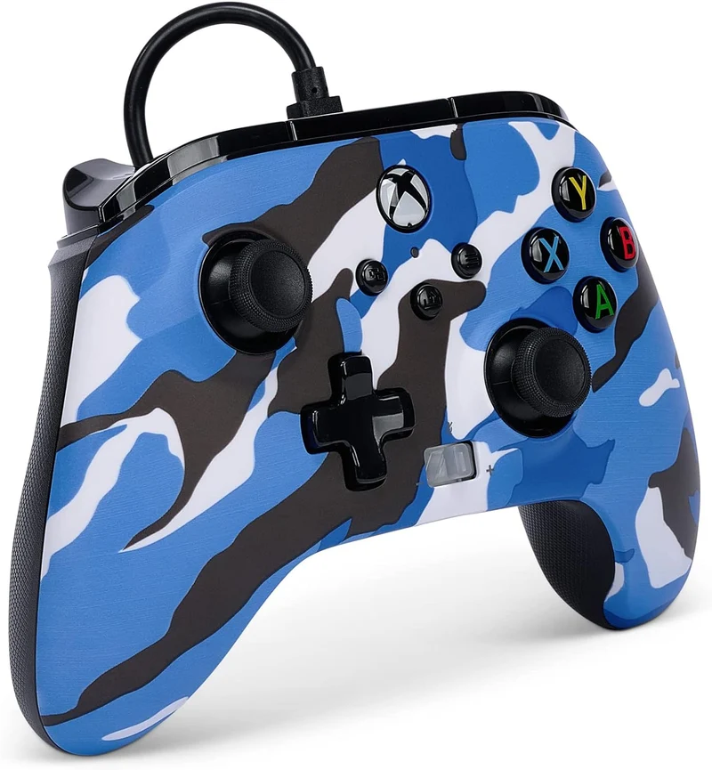 Power A Xbox Enhanced Wired Controller Blue Camo For Xbox (1525941-01)