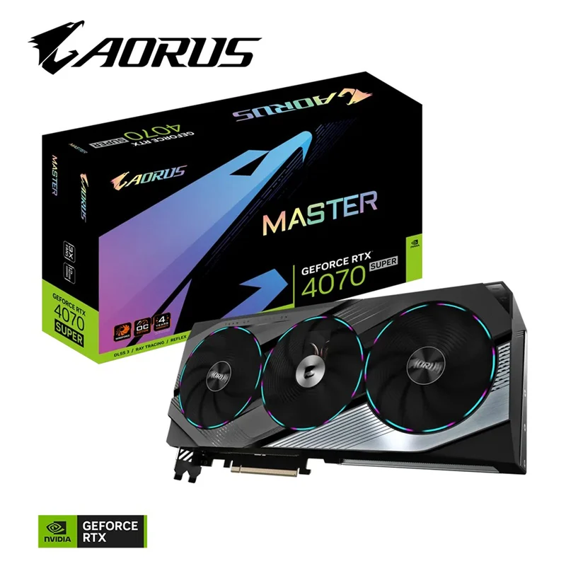 Gigabyte Aorus Geforce RTX 4070 Super Master 12GB GDDR6X Graphics Card