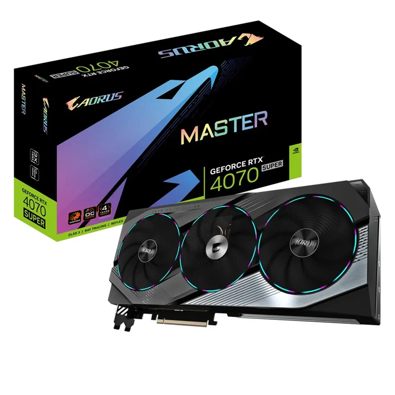 Gigabyte Aorus Geforce RTX 4070 Super Master 12GB GDDR6X Graphics Card