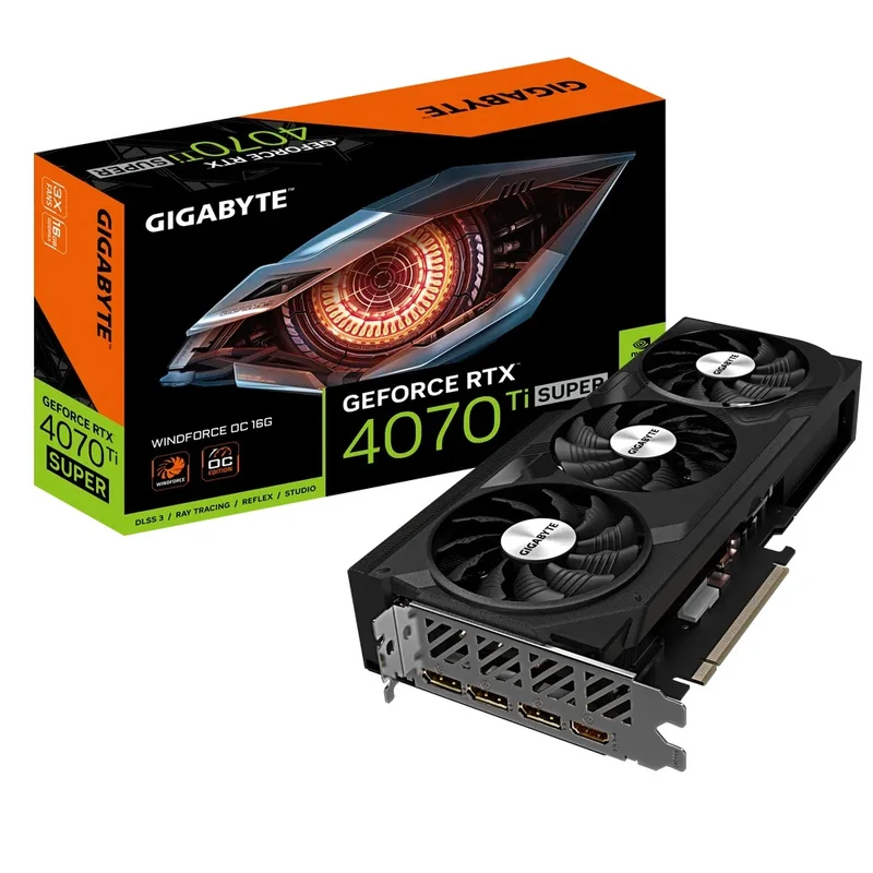 Gigabyte GeForce RTX 4070 Ti Super Windforce OC 16GB GDDR6X Graphics Card