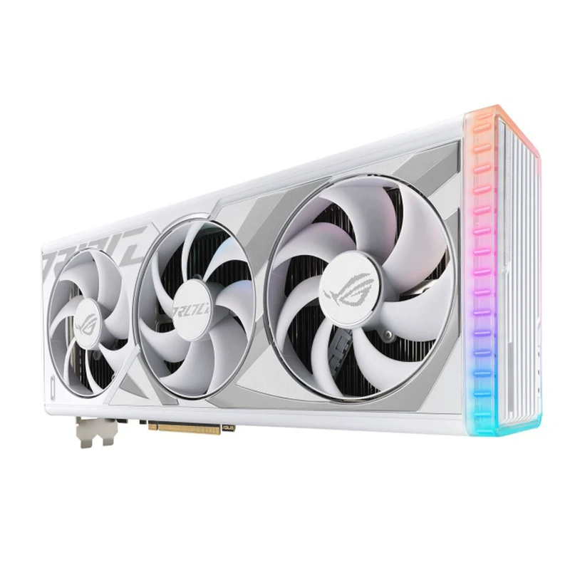 Asus ROG Strix Gaming Geforce RTX 4080 Super OC 16GB GDDR6X Graphics Card (White)