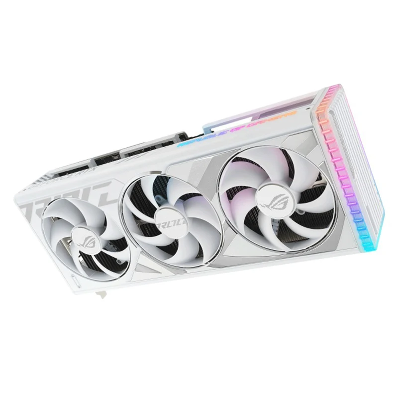 Asus ROG Strix Gaming Geforce RTX 4080 Super OC 16GB GDDR6X Graphics Card (White)