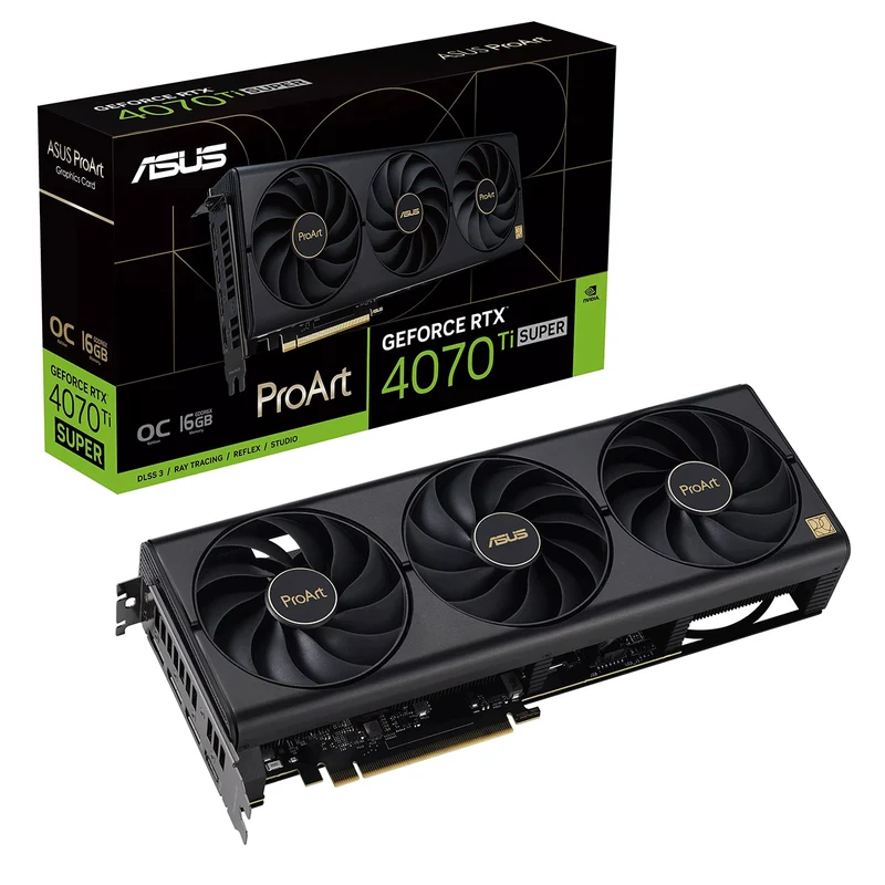 Asus Proart Geforce RTX 4070 Ti Super OC 16GB GDDR6X Graphics Card