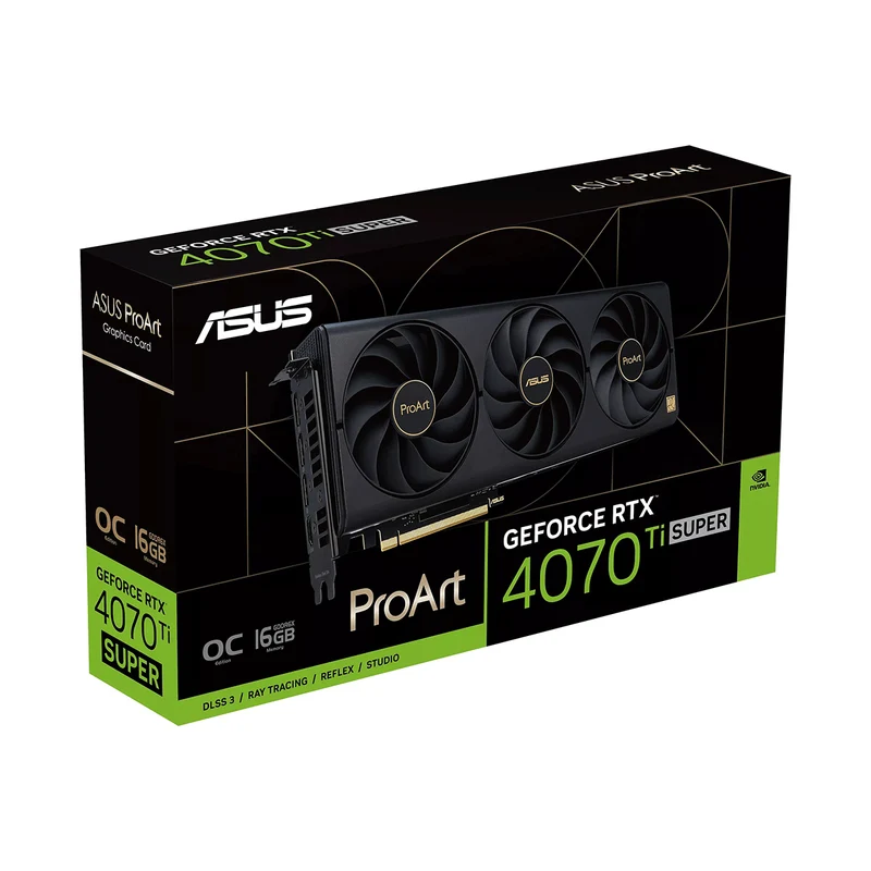 Asus Proart Geforce RTX 4070 Ti Super OC 16GB GDDR6X Graphics Card
