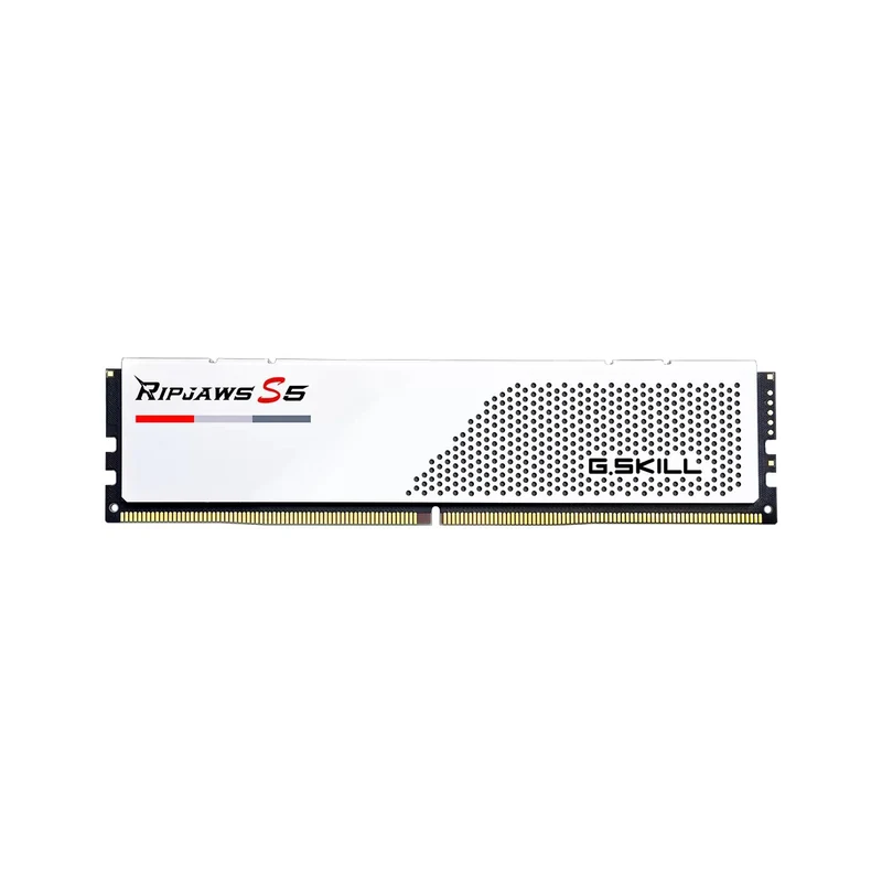 G.Skill Ripjaws S5 32GB (2X16GB) DDR5 6000MHZ CL32-38-38-96 1.35V Intel XMP Desktop Memory (Black, White)