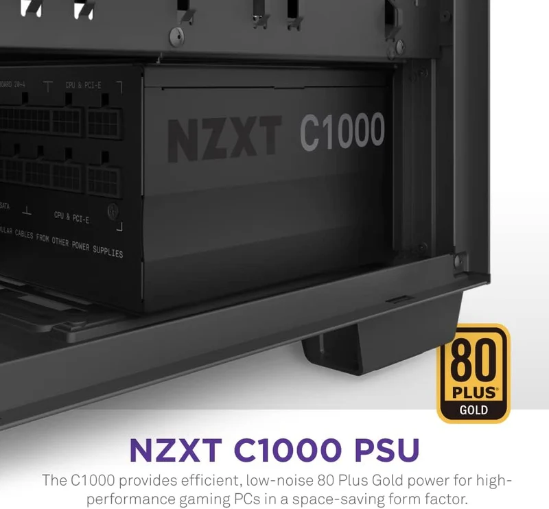 NZXT C1000 1000W 80+ Gold Fully-Modular ATX Power Supply (Black) (PA-0G1BB-US)