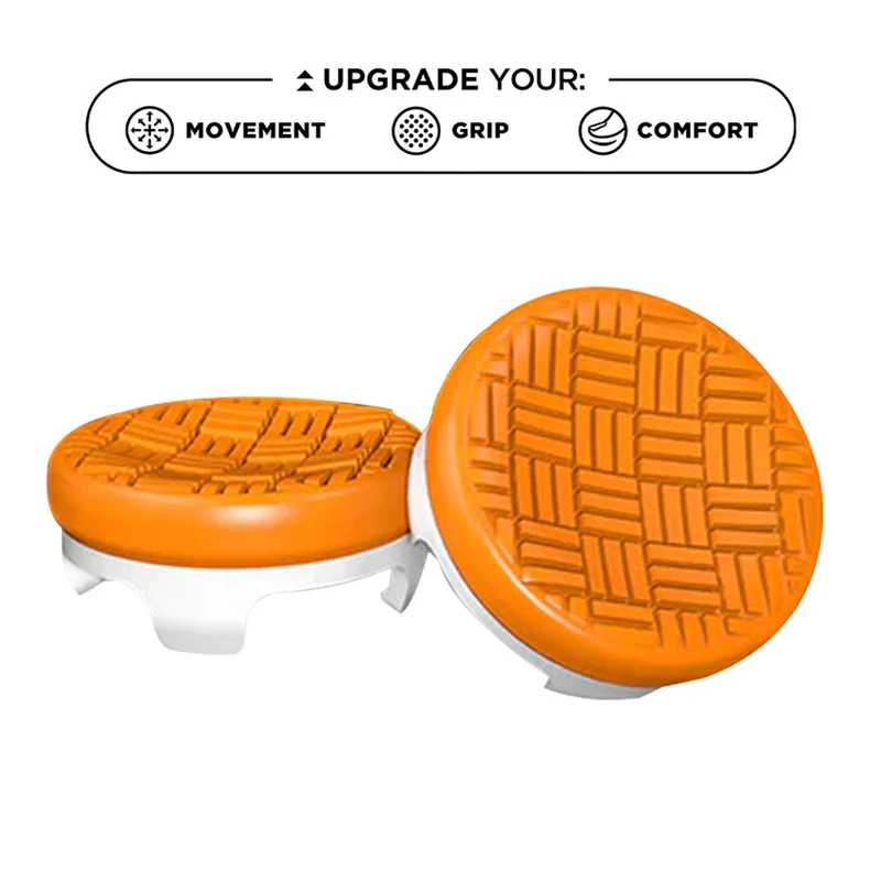 Steelseries Kontrolfreek Sports Thumbsticks For PS4/PS5 Omni & Clutch Ed. (Orange, White)