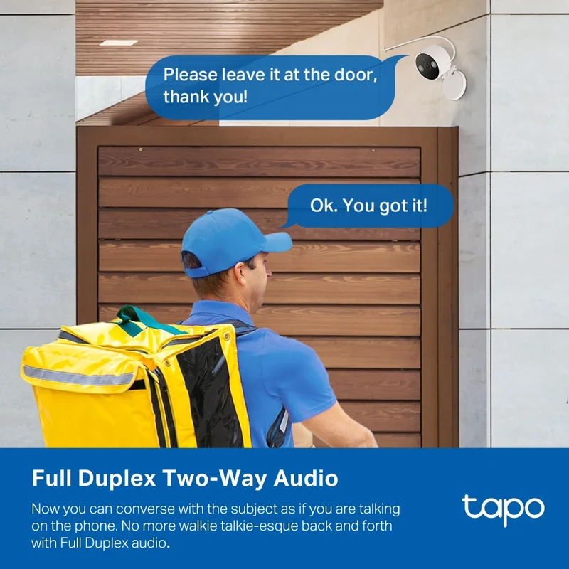 TP-Link Tapo C120 2K QHD Indoor/Outdoor Wi-Fi Home Security Camera