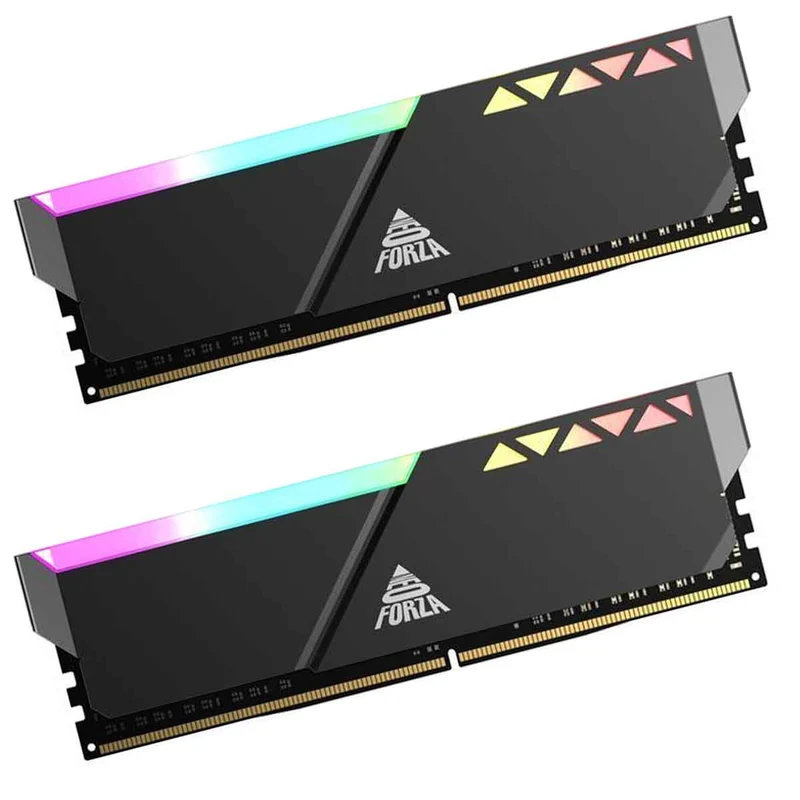 Neo Forza TRINITY 32GB (2x16GB) DDR5 U-DIMM RGB 5600MHz CL40 1.35V Memory Kit with Heat Sink (Black) (NMGD516F82-5600EI20)