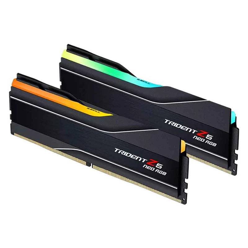 G. Skill Trident Z5 Neo RGB 32GB (2x16GB) DDR5 6000MHz CL32-38-38-96 1.35V AMD EXPO Memory Kit (Black) (F5-6000J3238F16GX2-TZ5NR)