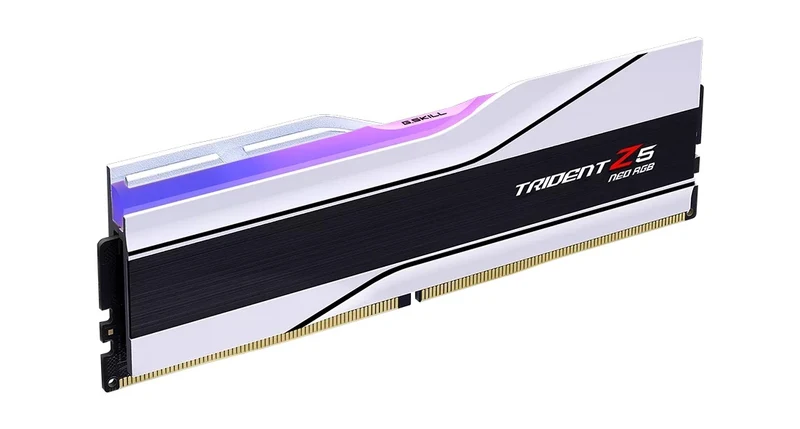G. Skill Trident Z5 Neo RGB 32GB (2x16GB) DDR5 6000MHz CL30-36-36-96 1.35V AMD EXPO Memory Kit (White) (F5-6000J3036F16GX2-TZ5NRW)