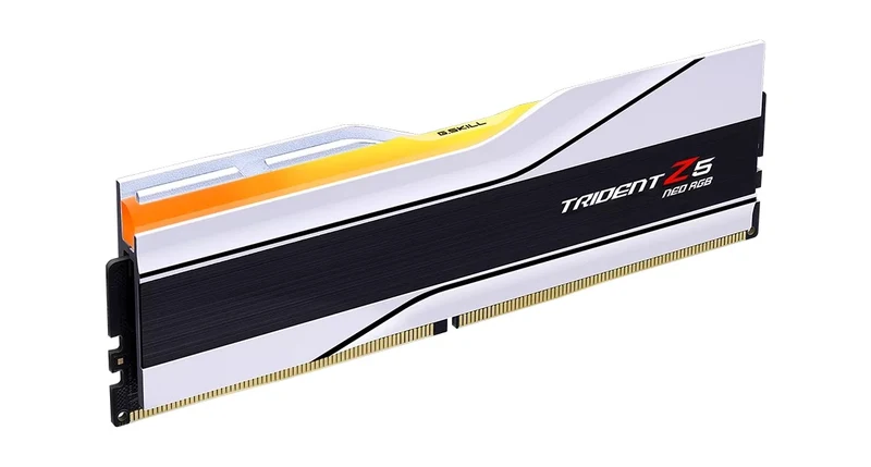 G. Skill Trident Z5 Neo RGB 32GB (2x16GB) DDR5 6000MHz CL30-36-36-96 1.35V AMD EXPO Memory Kit (White) (F5-6000J3036F16GX2-TZ5NRW)