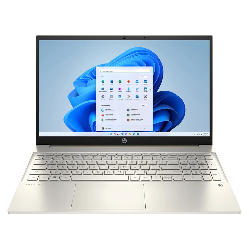 HP Pavilion 15-EG3126TU Laptop (Warm Gold) | 15.6" FHD (1920x1080) | i5-1335U | 16GB RAM | 512GB SSD | Intel Iris Xe | Windows 11 Home | MS Office Home & Student 2021 | HP Prelude Topload Bag
