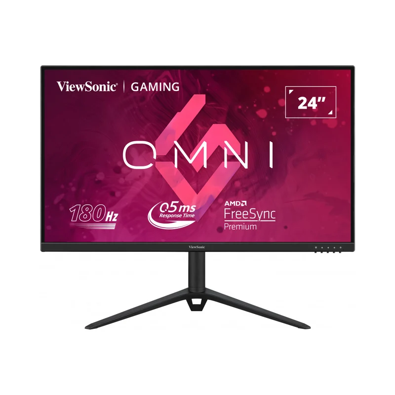 Viewsonic Omni VX2428J 24" FHD (1920x1080) 180Hz 0.5ms MPRT w/ Tilt, Pivot, Swivel, Height Adjustments Fast IPS Gaming Monitor