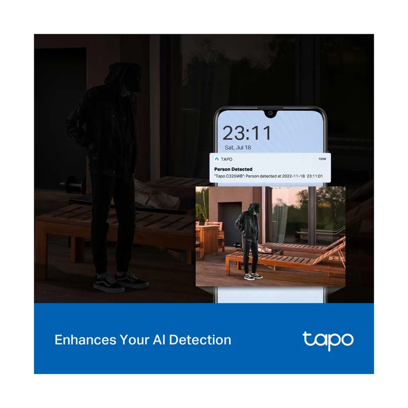 TP-Link Tapo C325WB 2K QHD Outdoor Security Wi-Fi Camera