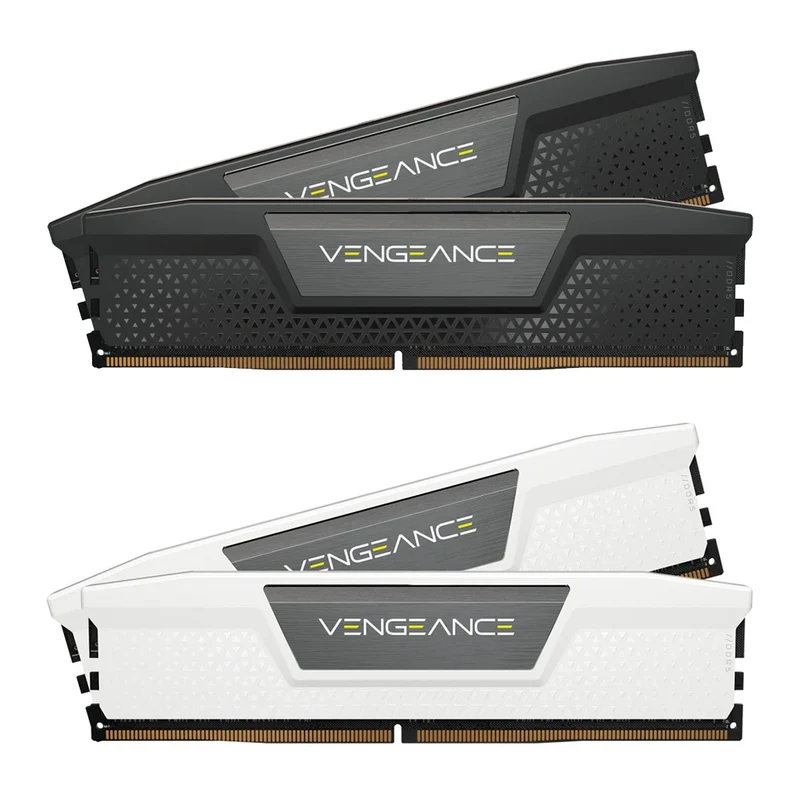 Corsair Vengeance 32GB (2X16GB) DDR5 DRAM 5200MHZ CL40 Memory Kit (Black, White)