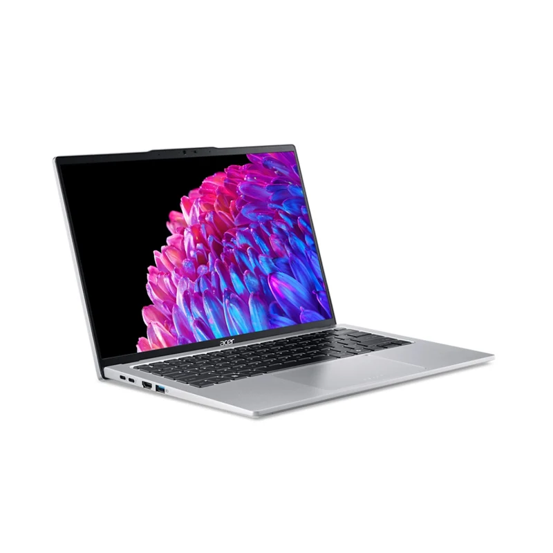 Acer Swift Go 14 SFG14-73-7481 Laptop (Pure Silver) | 14" WQXGA+ (2880x1800) OLED | Ultra 7 155H | 16GB RAM | 1TB SSD | Intel Arc Graphics | Windows 11 Home | MS Office Home & Student 2021 | Acer Entry Run Rate Backpack E-1620-P