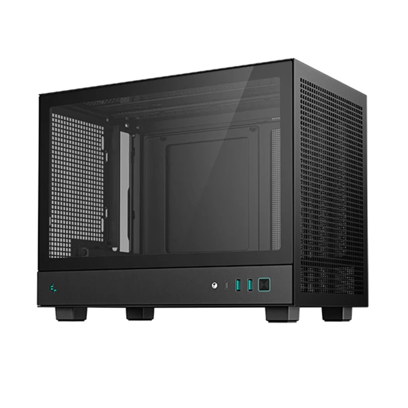 Deepcool CH160 Mini-ITX Mini Tower Cabinet PC Case (Black, White)