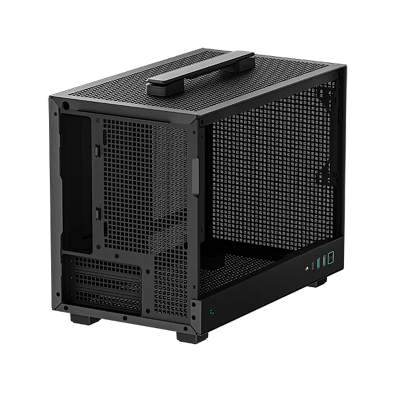 Deepcool CH160 Mini-ITX Mini Tower Cabinet PC Case (Black, White)